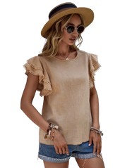 Samantha - Chic Linen Blouse