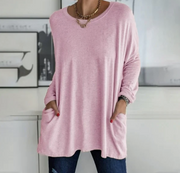 Ava™ | Oversized Casual Tunic Top with Pockets