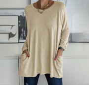 Ava™ | Oversized Casual Tunic Top with Pockets