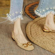 Opal - Orthopedic Leather Buckle Sandals