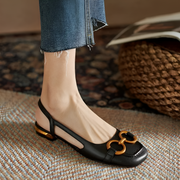 Opal - Orthopedic Leather Buckle Sandals
