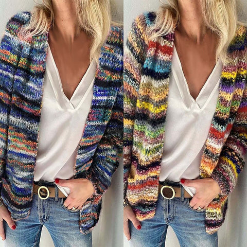 Layla™ - Cozy, Colorful Cardigan