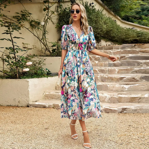 Sophie™ - Chic Floral Summer Dress