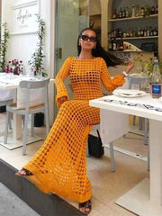 Portia | Maxi Dress with Bell Sleeves