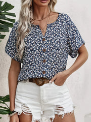 Emily | Elegant Floral Pattern Top