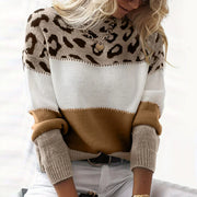 Penelope™ - Chic Leopard Print Sweater