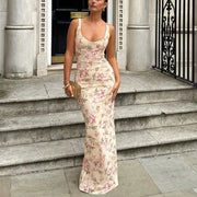 Bonnie | V-neck Printed Dress for Women