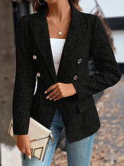 Savannah™ - Chic Vintage Double Breasted Blazer with Pockets