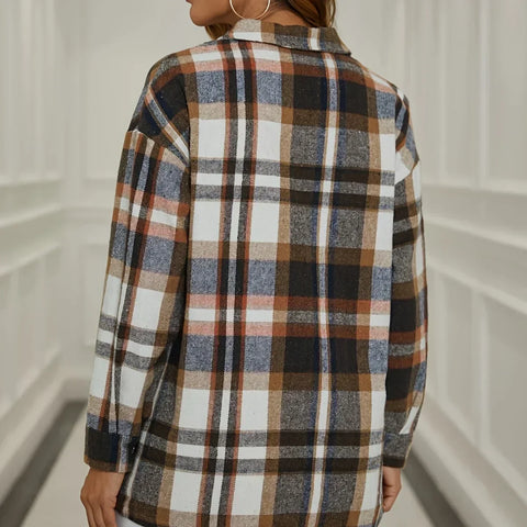 Alex | Trendy Plaid Button-Up Shirt