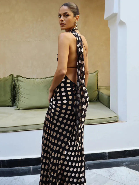 Medina | Elegant Dress with Dots