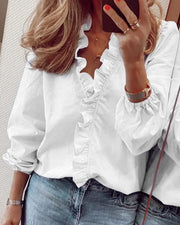 Sophie - Enola™ | Playful Ruffled Feminine Blouse
