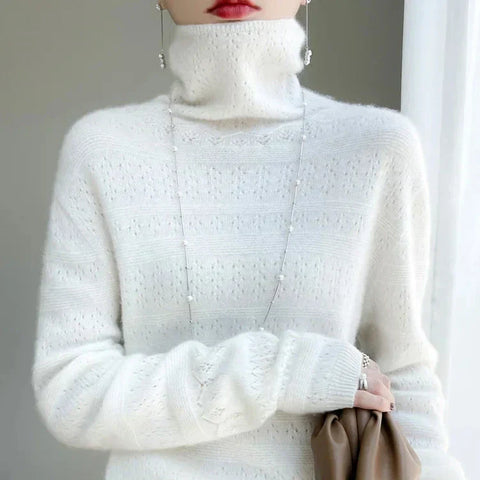 Sophia™ - Luxurious Cashmere Blend Turtleneck Sweater