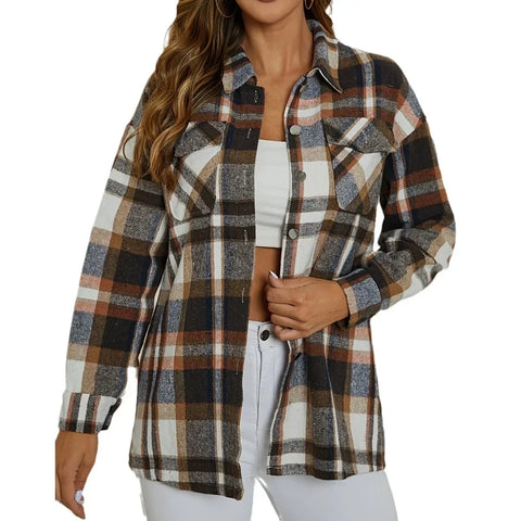 Alex | Trendy Plaid Button-Up Shirt