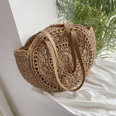 Sophie™ - Versatile Straw Tote Bag