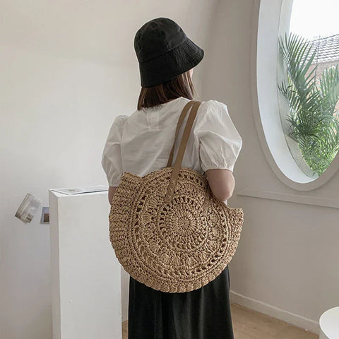 Sophie™ - Versatile Straw Tote Bag