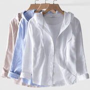 Demi™ – Breezy Hooded Stripe Shirt