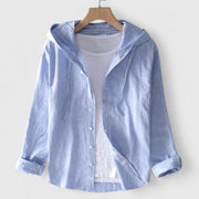 Demi™ – Breezy Hooded Stripe Shirt