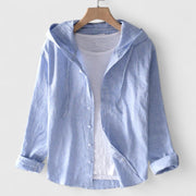 Demi™ – Breezy Hooded Stripe Shirt