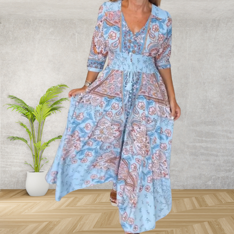 Harper™ - Cozy V-neck Festive Dress