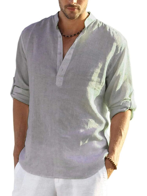 Marco - Cotton Style Henley Shirt