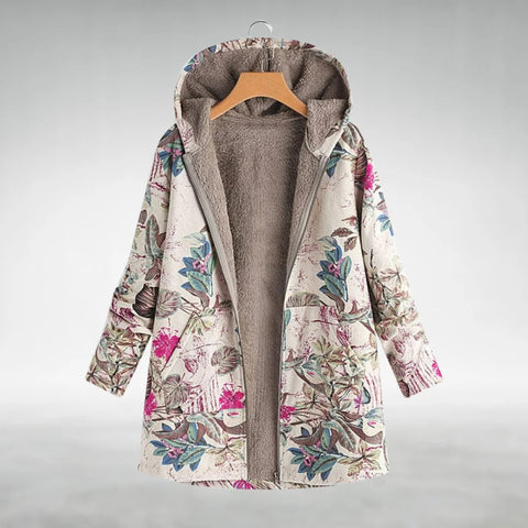 Lena™ | Cozy Floral Fleece Jacket