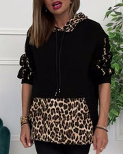 Jessica™ - Cozy Leopard Print Hoodie