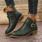 Amélina™ | Comfortable ankle boots with buckle for sensitive feet