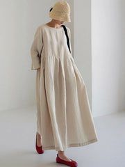 Sophie™ - Casual Linen Dress with Pockets
