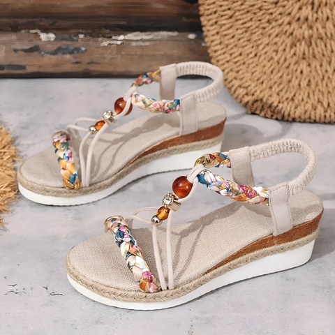 Delilah - Elegant Wedge Summer Sandals