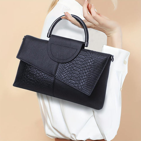 Grace™ Classic | Luxe Croc-Embossed Bag