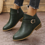 Amélina™ | Comfortable ankle boots with buckle for sensitive feet