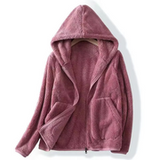 Avery™ - Ultra Cozy Coral Fleece Hoodie