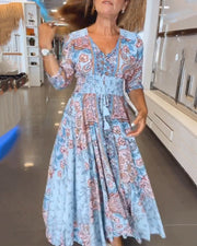 Harper™ - Cozy V-neck Festive Dress