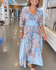 Harper™ - Cozy V-neck Festive Dress