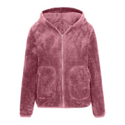 Avery™ - Ultra Cozy Coral Fleece Hoodie