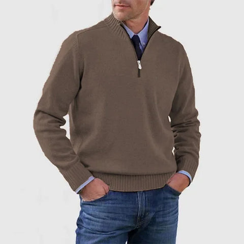 Grant™ | Classic Quarter-Zip Sweater