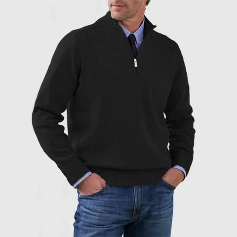 Grant™ | Classic Quarter-Zip Sweater