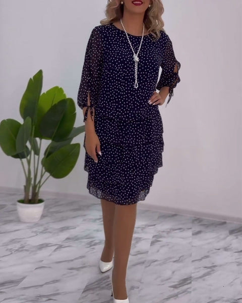 Sophia™ - Chic Polka Dot Dress