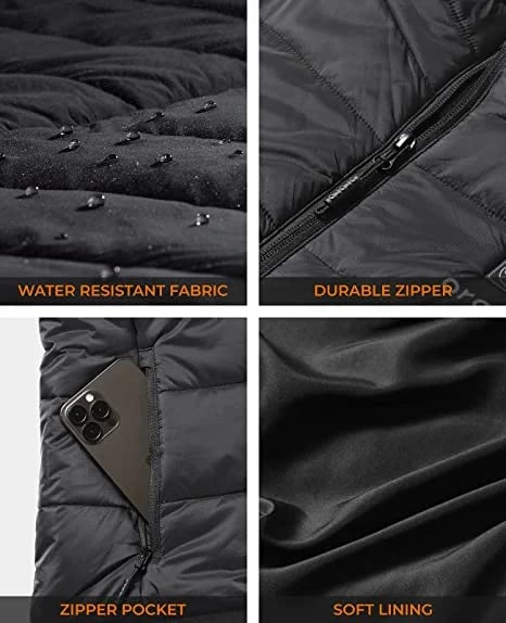 Layla™ - Enhanced Two-Touch Heated Vest with 15 Heat Zones and LED Controller