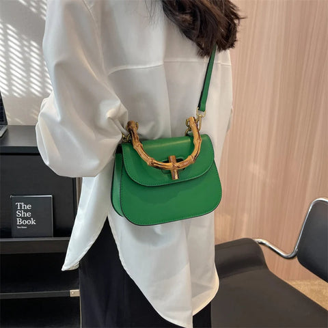 Sophie™ - Chic Bamboo Handbag