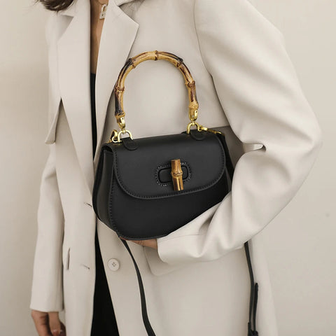 Sophie™ - Chic Bamboo Handbag