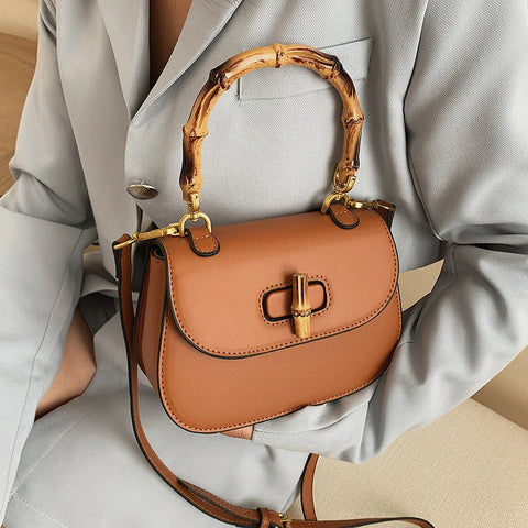 Sophie™ - Chic Bamboo Handbag