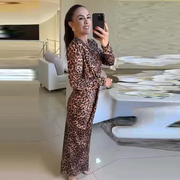 Sophie™ - Chic Contemporary Leopard Print Dress
