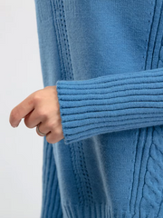 Scarlett™ - Chic High-Neck Knit Sweater & Loose Pants Set