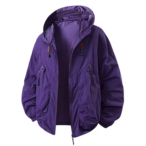 Carter™ - Waterproof Windbreaker Jacket with Adjustable Hood for Outdoor Adventures