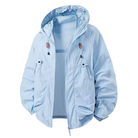 Carter™ - Waterproof Windbreaker Jacket with Adjustable Hood for Outdoor Adventures