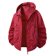 Carter™ - Waterproof Windbreaker Jacket with Adjustable Hood for Outdoor Adventures
