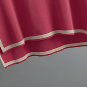 Charlotte™ - Chic Ice Silk Short Sleeve Co-Ord Set