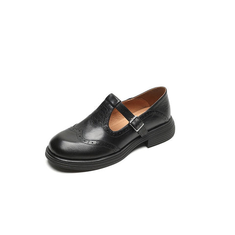 Elisa | Classic Leather Mary Janes for Women