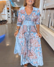 Harper™ - Cozy V-neck Festive Dress